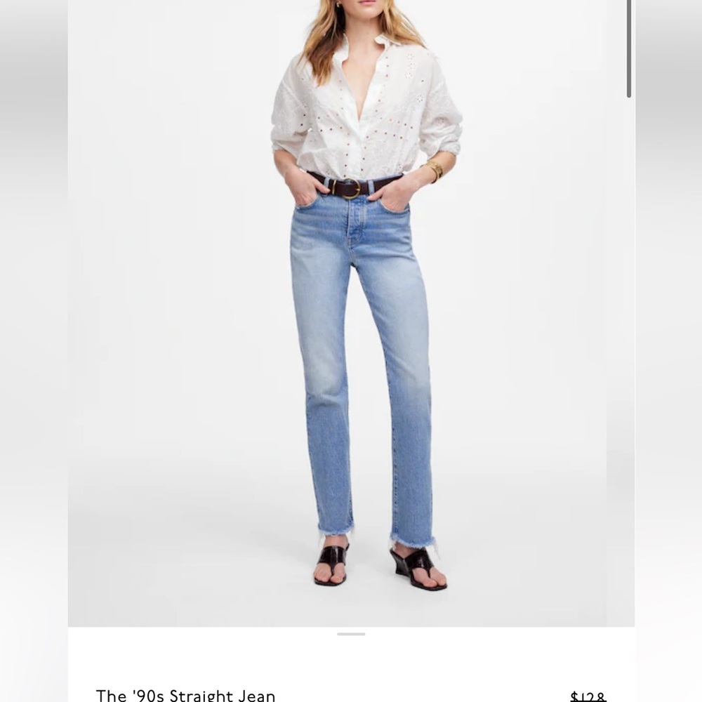 Madewell 90s straight jeans